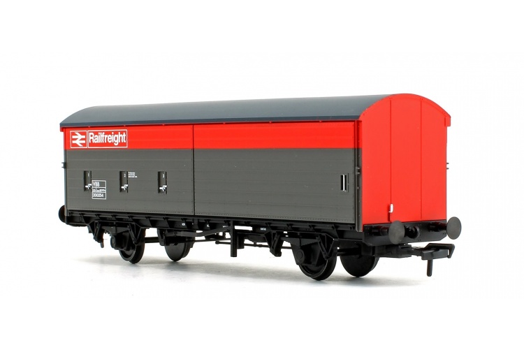 Bachmann 38-128 BR VBA Van BR Railfreight Red & Grey Rear Left