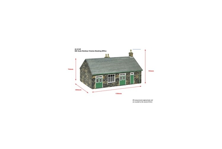 bachmann-44-0169g-harbour-station-booking-office-green-dimensions