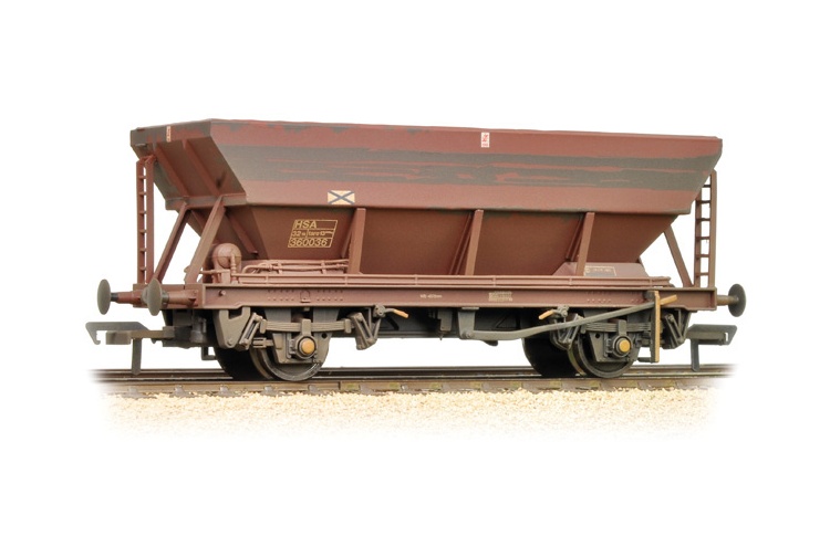 Bachmann Branchline 38-005C HSA Hopper Wagon BR Bauxite Weathered