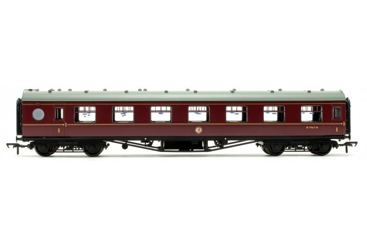 Bachmann Branchline 39-476 LMS 60ft Porthole Coach Open Vestibule First Side