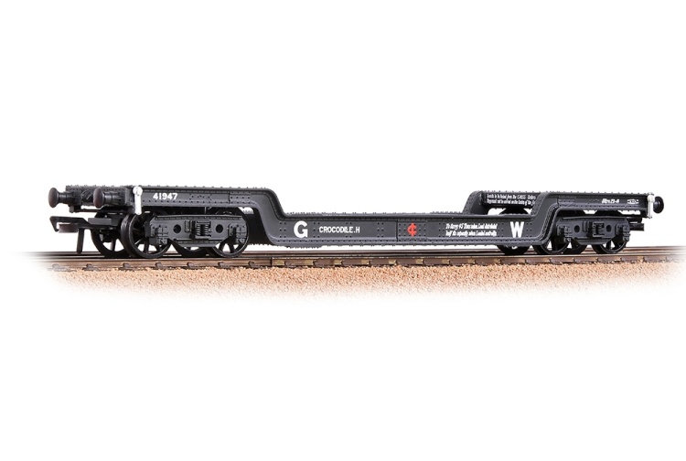 Bachmann Branchline 33-900F OO Gauge 45ton Bogie Well Wagon GWR Grey