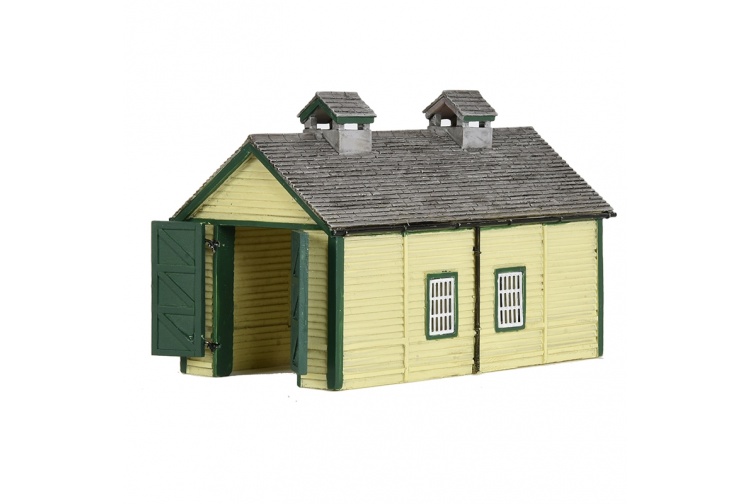 Bachmann Scenecraft 42-0029 N Gauge Wooden Engine Shed view 2
