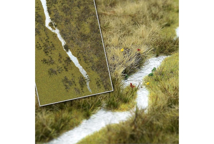 Busch 1313 Field And River Scenic Mat Fibre Mat