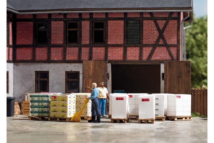 Busch 1812 Pallets With Boxes Example Layout