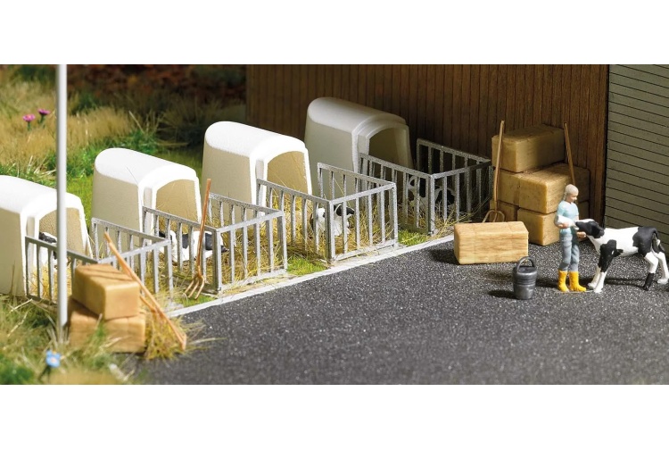 Busch 7931 Veal Crate Example Layout