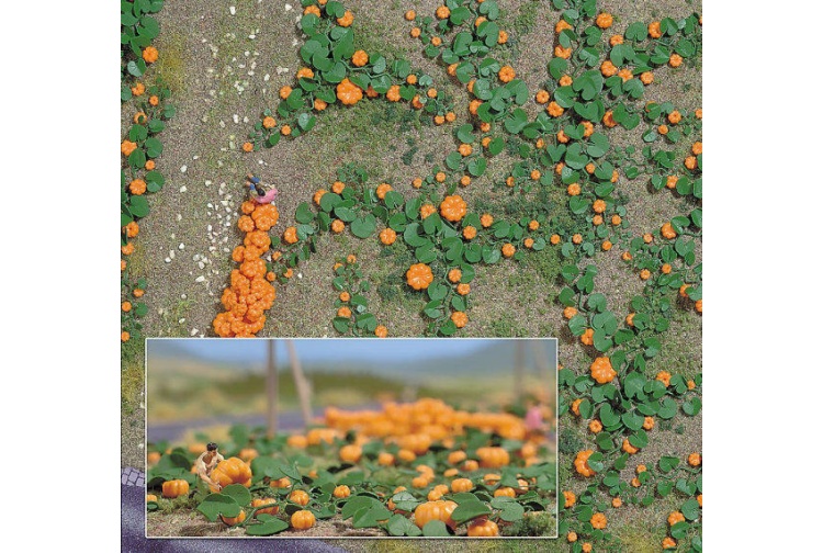 Busch 1201 OO/HO Scenery Pumpkin Field