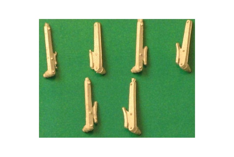 Springside DA10 Loco Brake Shoes & Hangers (Pack of 6)