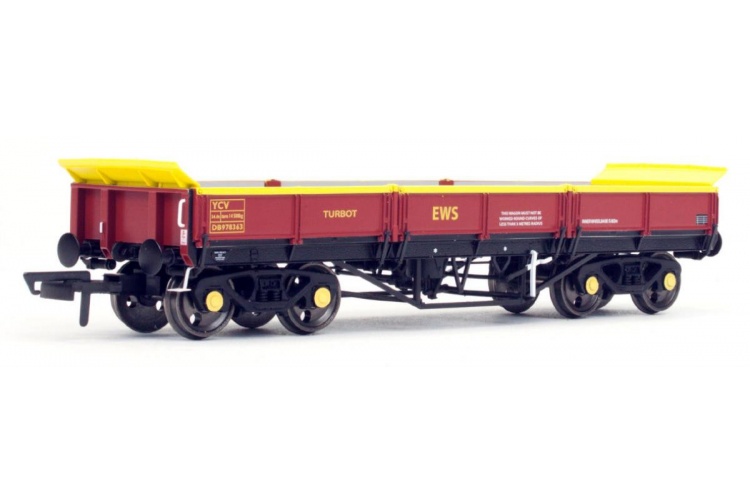 Dapol 4F-043-008 Turbot Bogie Ballast Wagon EWS (Banded) 978372