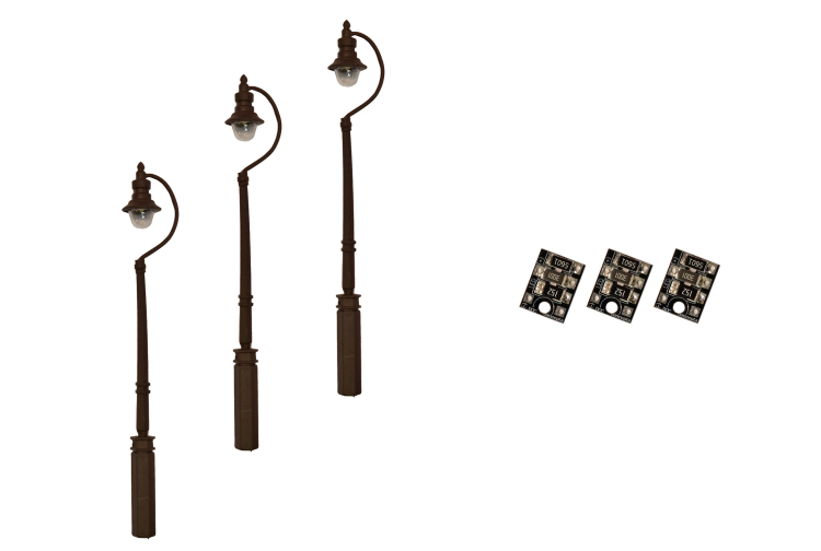 dcc-concepts-legacy-lml-ssbk-skyline-4mm-scale-swan-neck-street-platform-lamps-black-3-pack
