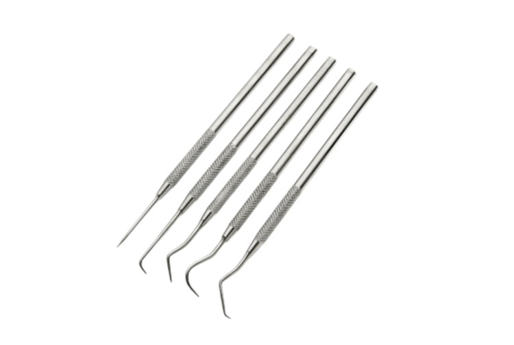 Expo Tools 70839 5pc Stainless Steel Probe Set In Wallet