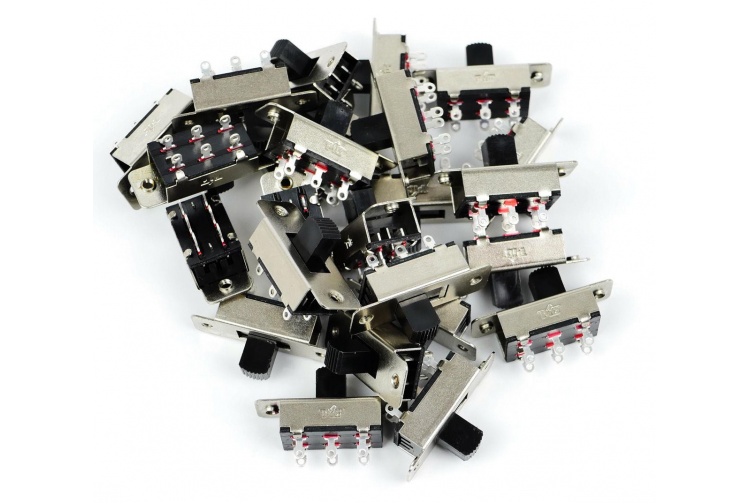 Gaugemaster BPGM502 DPDT Centre Off Slide Switches 25