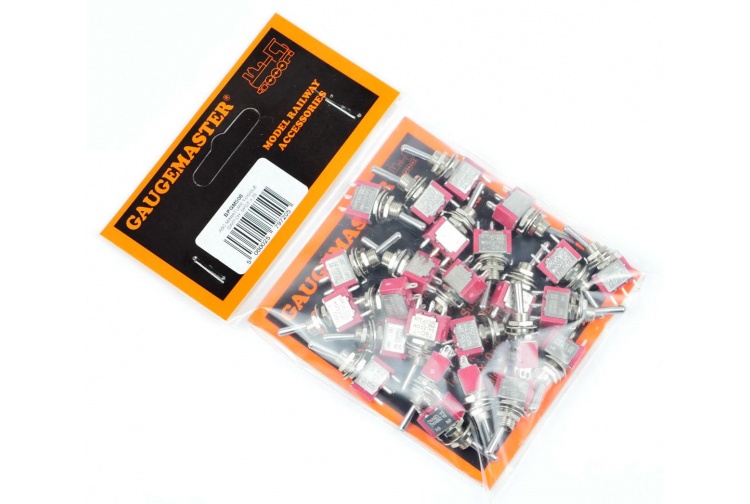 Gaugemaster BPGM508 SPDT Mini Toggle Switches 25 Package