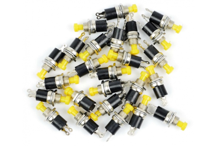 Gaugemaster BPGM518 Yellow Push To Make Switches 25