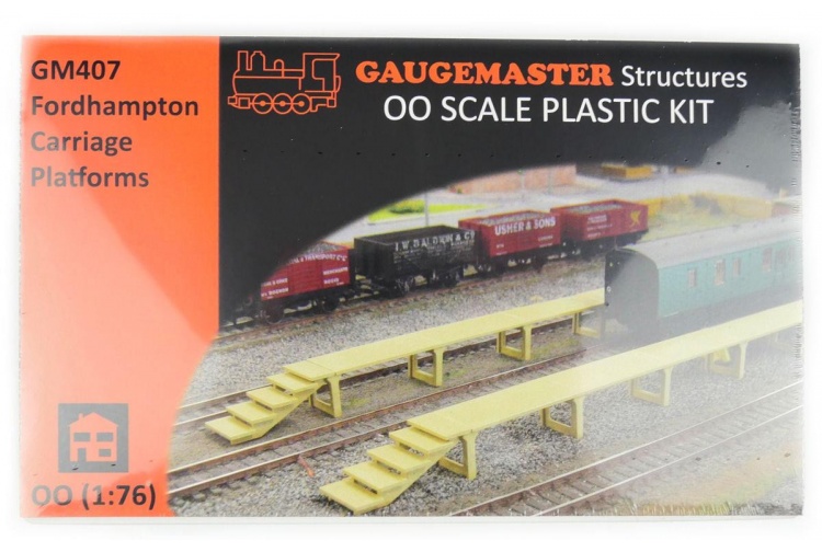 Gaugemaster GM407 Fordhampton Carriage Platforms Kit Package