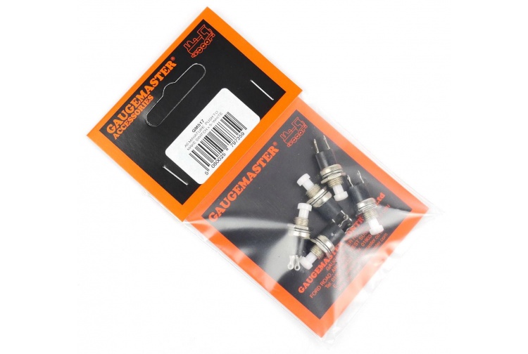 Gaugemaster GM517 White Push To Make Switches 5 Package