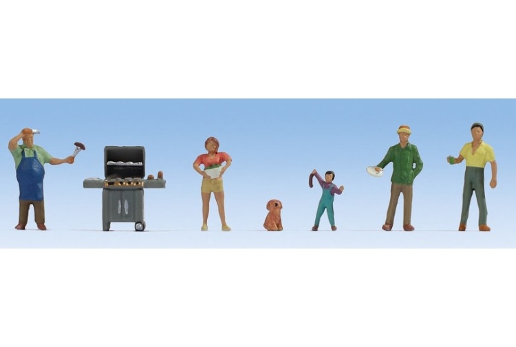 gaugemaster-noch-15593-bbq-party-figure-set