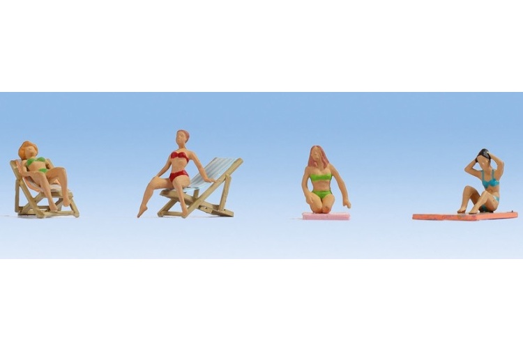 gaugemaster-noch-15851-sunbathers-figure-set
