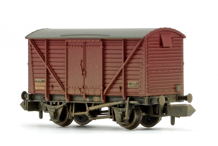 Graham Farish 377-628B BR 12T Ventilated Van Plywood Doors BR Bauxite TOPS Right Side
