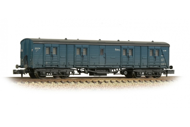 Graham Farish 374-632A SR Bogie B Luggage Van BR Blue