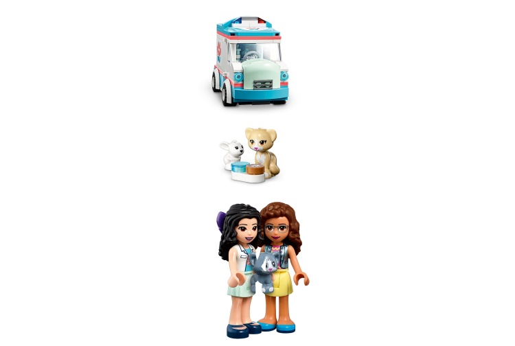 Lego 41445 Vet Clinic Ambulance Details 2