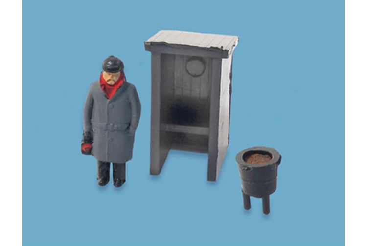 Modelscene 5034 Fogman, Hut and Brazier