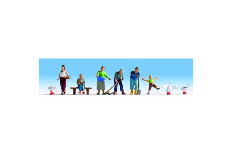 Noch 15629 OO / HO Gauge Figures Set - Farmers (set of 6)