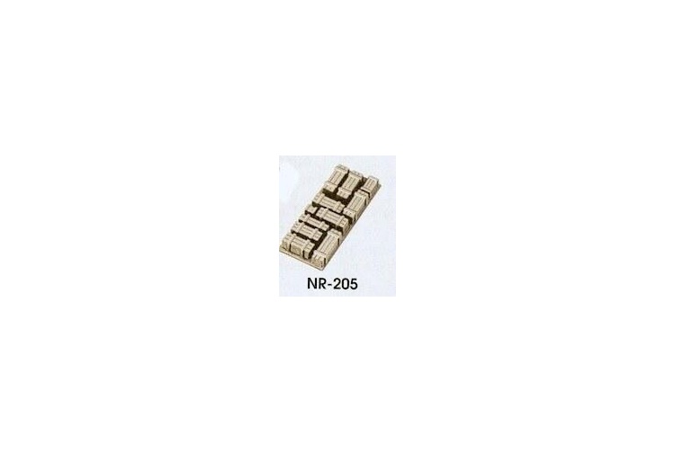 Peco NR-205 Crates, Timber Colour wagon load