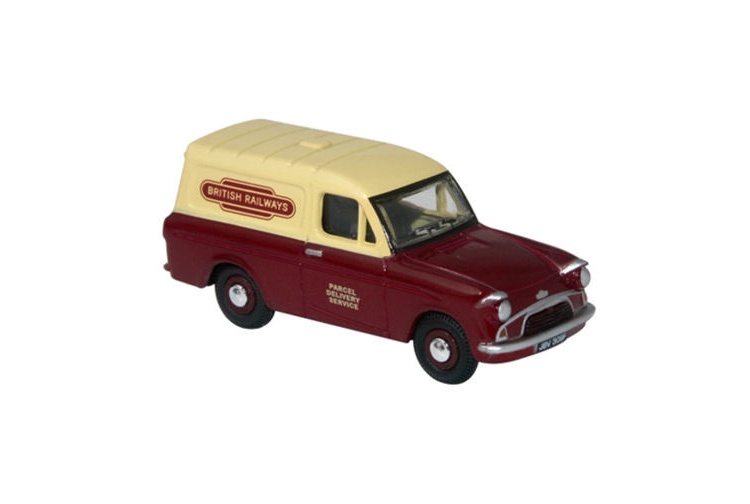 Oxford Diecast 76ANG037 Ford Anglia Van British Railways