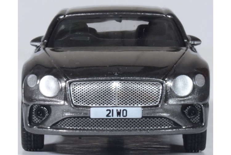 Oxford Diecast 76BCGT002 Bentley Continental GT Tungsten Front