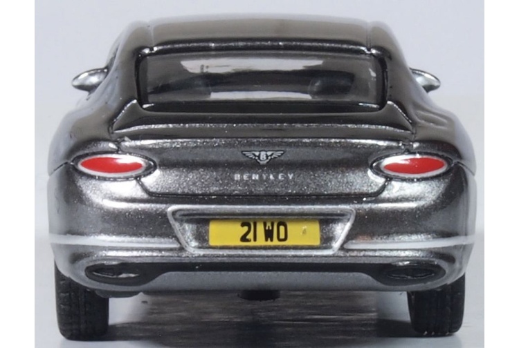 Oxford Diecast 76BCGT002 Bentley Continental GT Tungsten Rear