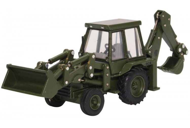 Oxford Diecast 76JCX002 JCB 3CX 1980s Army