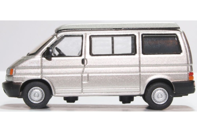 Oxford Diecast 76T4005 VW T4 Westfalia Camper Silver Grey Nearside