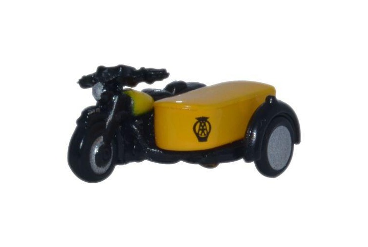 Oxford Diecast NBSA001 Motorbike Sidecar AA