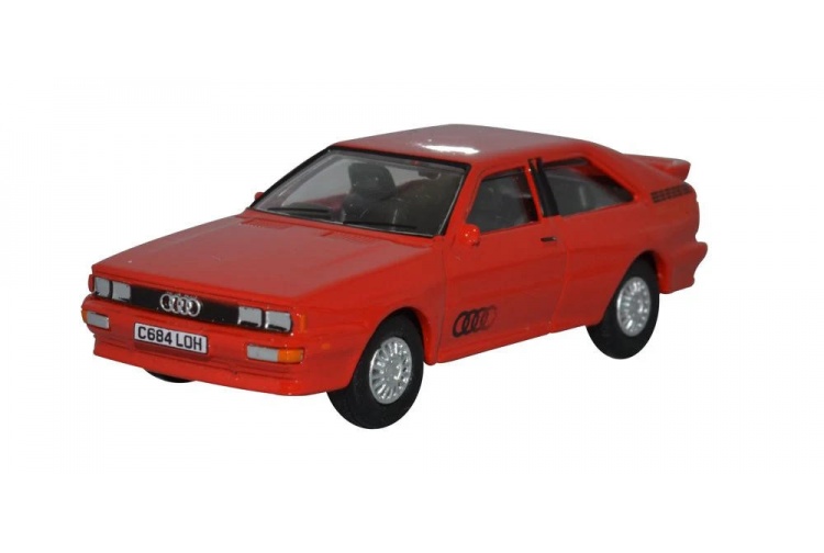 Oxford Diecast 76AQ001 Audi Quattro Tornado Red