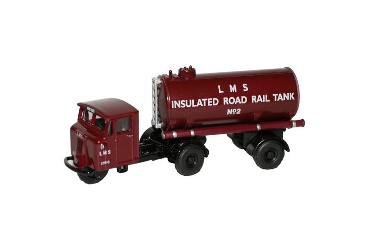 Oxford Diecast 76MH010 LMS Mechanical Horse Tank Trailer
