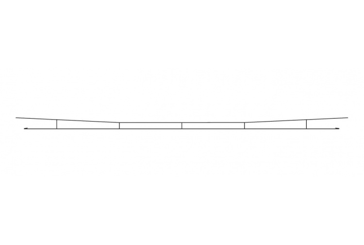 Peco LC-154 Catenary Overhead Wires (pack of 5)