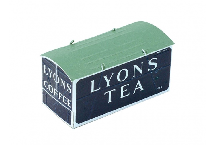 Peco R-66JL Lyons Tea Container OO Gauge Card Kit