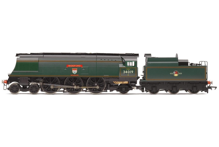 Hornby R3638 BR (Original) West Country Class 4-6-2, 34019 Bideford