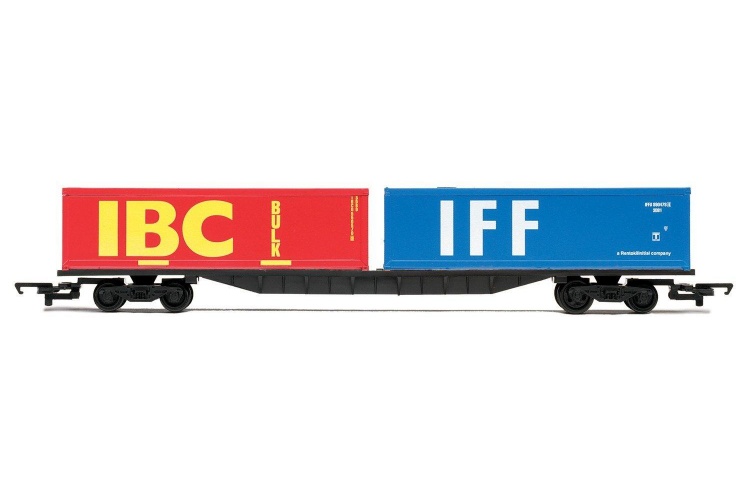Hornby R6425 RailRoad Container Bogie Wagon with 2 x 30ft Containers