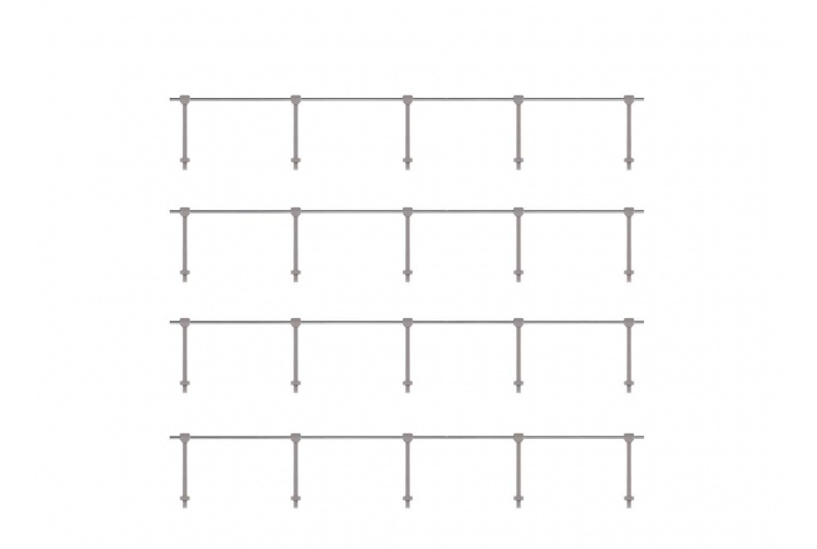 Ratio 143 Hand Rail Stanchions