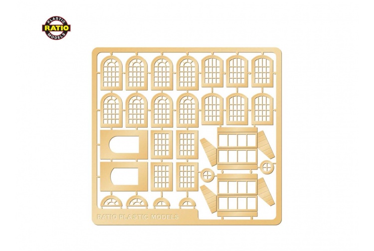 Ratio 309 Industrial Windows N Gauge Etched Brass Kit