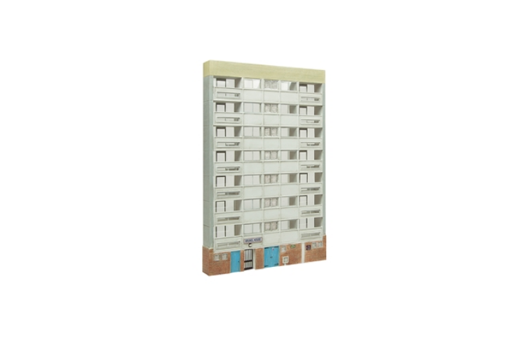 Bachmann Scenecraft 44-212B Low Relief Block of Flats