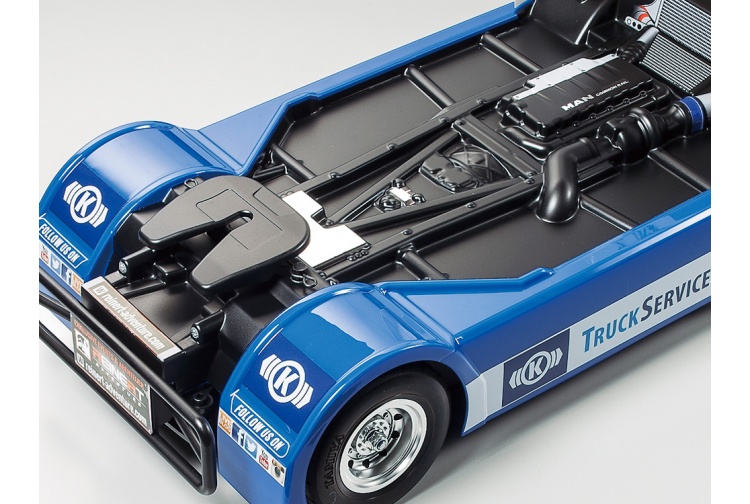 Tamiya 58632 Team Hahn Racing MAN TGS (TT-01 Type-E) Rear Right