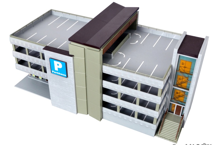 Vollmer 43804 Parking Garage Above