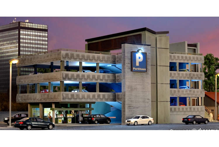 Vollmer 43804 Parking Garage Nighttime