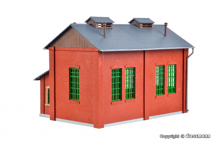 Vollmer 49110 Locomotive Shed Single Track Rear