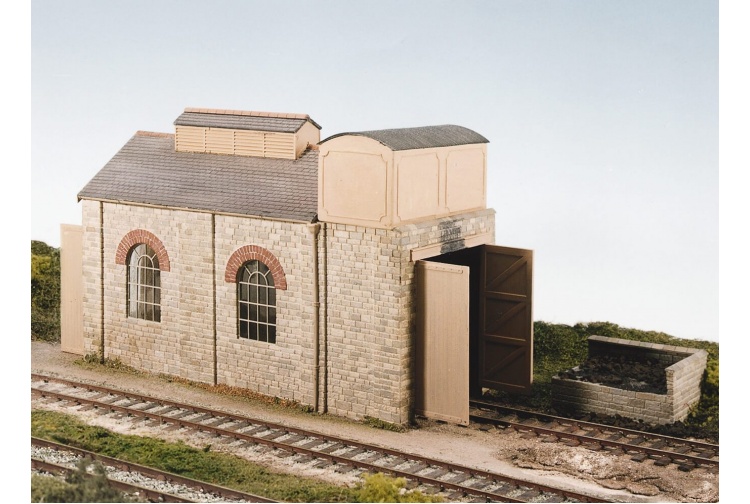 Wills Kits CK14 Single Track Engine Shed assembled