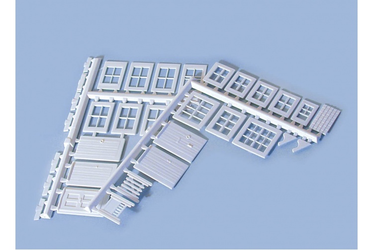 Wills Kits SS86 Window, Doors, Gates and Porch Plastic Kit