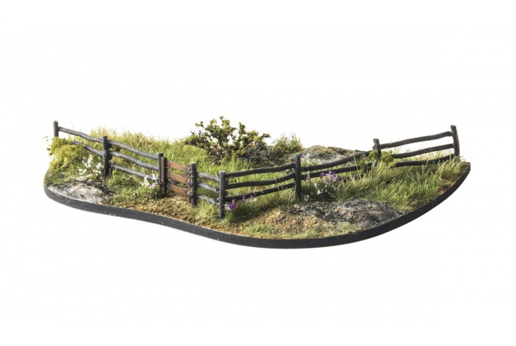 Woodland Scenics A2991 N Gauge Log Fence Example Layout 2