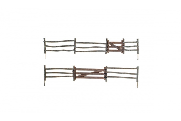 Woodland Scenics A2991 N Gauge Log Fence
